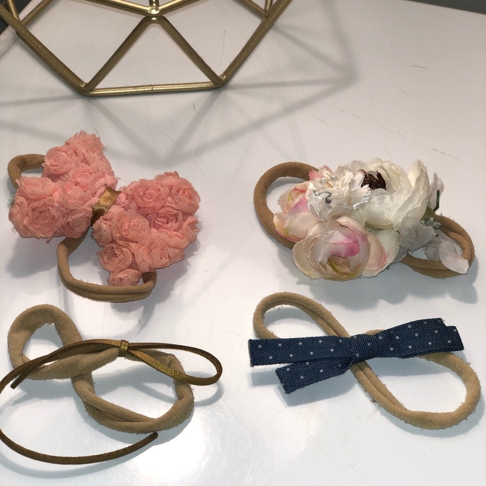 Handmade head bows for infants
